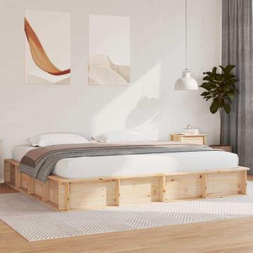 vidaXL Bedframe met opslag Massief grenenhout 210 x 118 x 30 beschikbaar voor biedingen