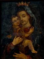 Scuola Italiana (XVII-XVIII) - Madonna con Bambino, Antiek en Kunst, Kunst | Schilderijen | Klassiek