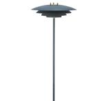 ACTIE: Grote zwarte vloerlamp met G9 fitting en FOIR, Huis en Inrichting, Lampen | Vloerlampen, Nieuw, Verzenden