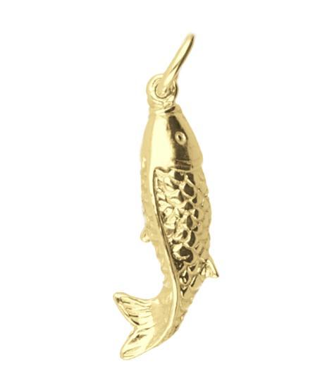 Gouden Koi Karper ketting hanger, Sieraden, Tassen en Uiterlijk, Kettinghangers, Verzenden