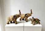 Geflockter Kunststoff Elefant - Speelgoedfiguurtjes -