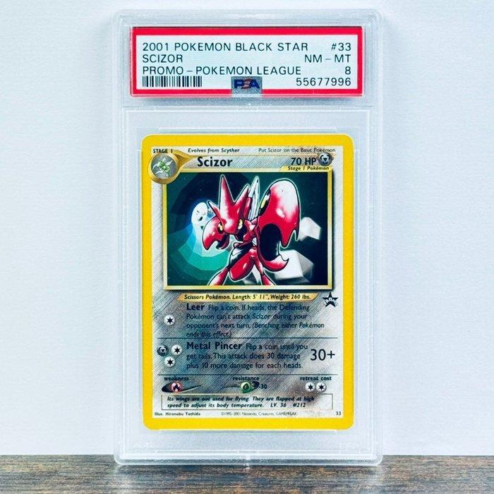 Pokémon Graded card - Scizor 33 - Pokémon - PSA 8, Hobby en Vrije tijd, Verzamelkaartspellen | Pokémon
