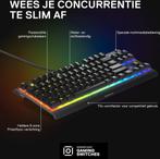 SteelSeries Apex 3 TKL - Gaming Toetsenbord - US Qwerty, Verzenden, Zo goed als nieuw
