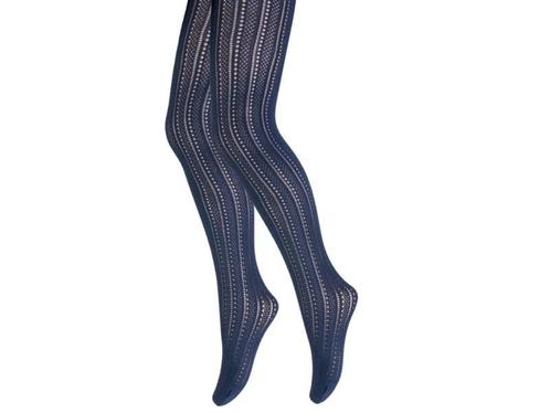 Panty - Meisjes - Ajour - Marineblauw, Kinderen en Baby's, Kinderkleding | Schoenen en Sokken, Verzenden