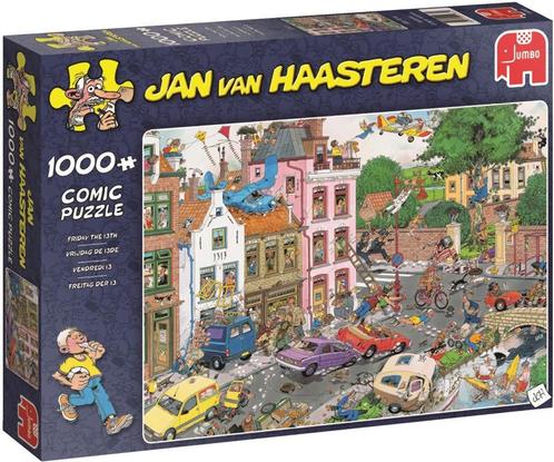 Jan van Haasteren - Vrijdag De 13de Puzzel (1000 stukjes) |, Hobby en Vrije tijd, Denksport en Puzzels, Nieuw, Verzenden