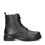 Cafe Moda veterboots voor dames in het Zwart, Verzenden, Zwart, Cafe Moda, Lage of Enkellaarzen
