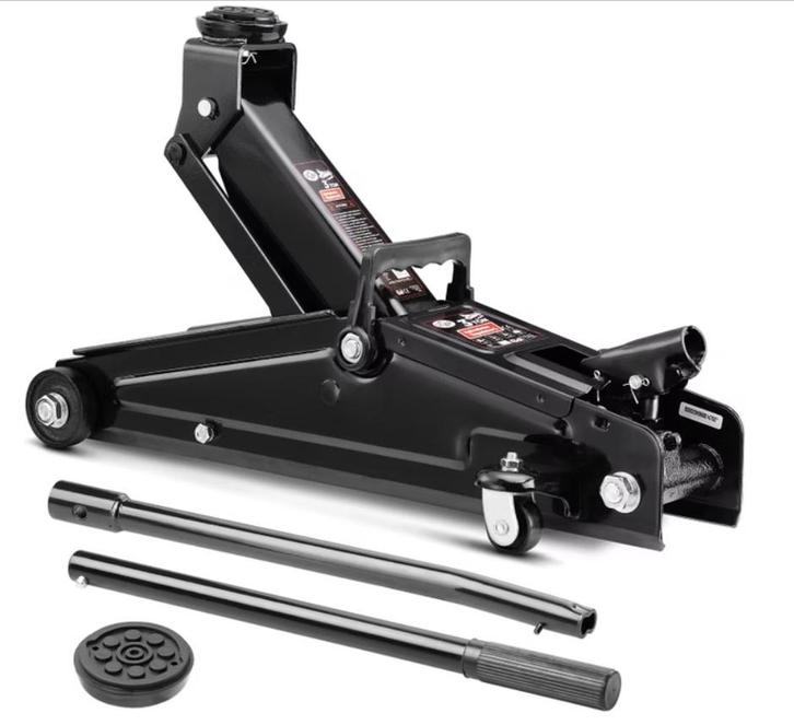 Hydraulische Krik Zwart 3 Ton 135-400mm (Auto-Fiets), Auto diversen, Auto-accessoires, Nieuw, Verzenden