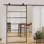 vidaXL Schuifdeur met beslag 102x205 cm aluminium en, Verzenden, Nieuw