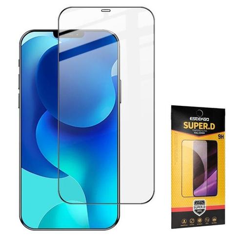 iPhone 12 / 12 Pro Full Cover Full Glue Tempered Glass Prote, Telecommunicatie, Mobiele telefoons | Hoesjes en Frontjes | Apple iPhone
