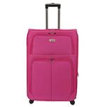 Bagage stoffen koffer 75cm 4 wielen trolley - Roze, Sieraden, Tassen en Uiterlijk, Koffers, Nieuw