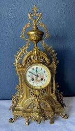 Klok - Brons, Glas - 1850-1900 - S. Marti - Med. Bronze, Antiek en Kunst