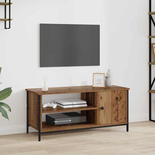 vidaXL TV-kast Oud hout 100 x 40 x 45 cm Bewerkt hout, Huis en Inrichting, Kasten | Televisiemeubels, Nieuw, Minder dan 50 cm