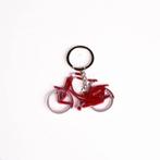 Sleutelhanger fiets metallic rood, Kleding | Heren, Schoenen, Nieuw, Verzenden