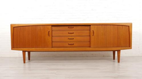 Vintage Dressoir Bartels Werke Mid Century Modern 250 Cm, Huis en Inrichting, Kasten | Dressoirs, 200 cm of meer, 25 tot 50 cm