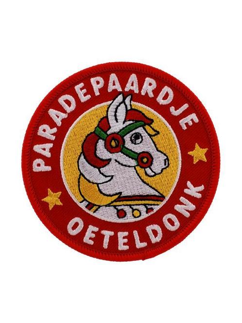 Carnaval Embleem - Paradepaardje Oeteldonk, Hobby en Vrije tijd, Feestartikelen, Carnaval, Versiering, Nieuw, Verzenden