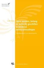 Open normen, belang en actie bij geschillen in besloten, Boeken, Verzenden, Gelezen, L.L.M. Prinsen