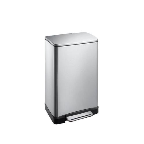 EKO E-Cube pedaalemmer 30 ltr - Mat RVS, Huis en Inrichting, Woonaccessoires | Prullenbakken, Nieuw, Verzenden