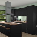 Greeploze zwarte keuken Lima 25045, Huis en Inrichting, Keuken | Complete keukens, Verzenden, Nieuw