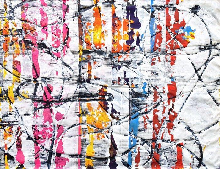Jürgen Angeler - Clever Bird - XXL, Antiek en Kunst, Kunst | Schilderijen | Modern