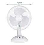 Tafelventilator F400 wit Ø 30 cm, Nieuw