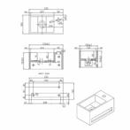 Fontein met Handdoekhouder Best Design Mona Solid Surface, Ophalen of Verzenden, Nieuw