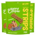 3x Edgard & Cooper Adult Strips Lam & Kalkoen 75 gr, Dieren en Toebehoren, Verzenden
