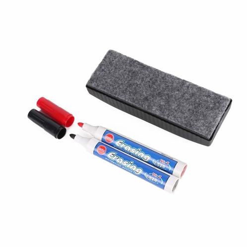 Benson Whiteboard wisser - magnetisch - inclusief 2 stift..., Diversen, Schrijfwaren, Nieuw, Ophalen of Verzenden