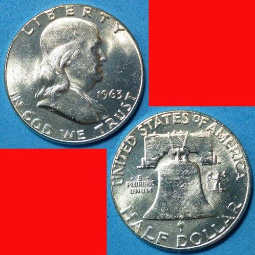 Verenigde Staten. Lot of 7 x .900 Silver Half Dollars, Postzegels en Munten, Munten | Europa | Niet-Euromunten