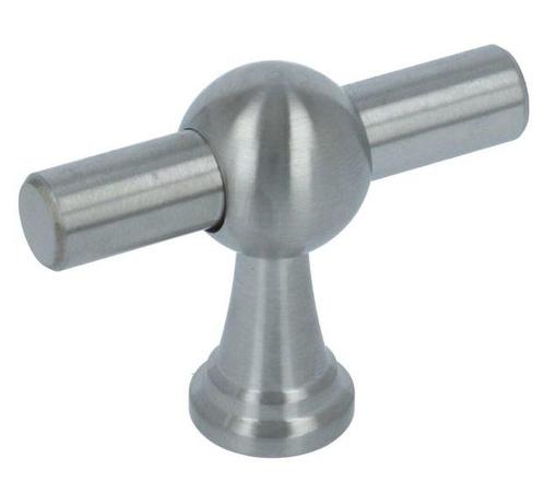 T knopje rvs/inox 46 mm, Doe-het-zelf en Verbouw, Hang- en Sluitwerk, Nieuw, Ophalen of Verzenden