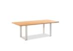 Niehoff Solid Tafel Aluminium/Teak massief hout geborsteld, Ophalen of Verzenden, Nieuw