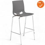 Barkruk - Onno - NIEUW - Kleur naar keuze - met chroom on..., Werkplek, Ophalen of Verzenden, Nieuw zonder verpakking, Overige typen