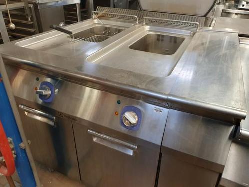 Occasion Electrolux dubbele friteuse + neutrale unit, Zakelijke goederen, Horeca | Keukenapparatuur, Gebruikt, Ophalen