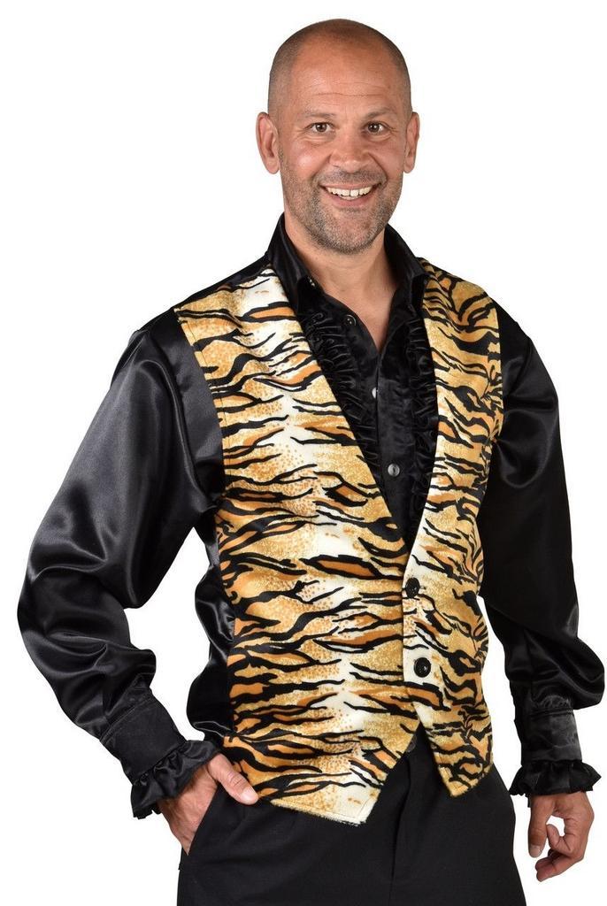 Tijgerprint Gilet Wessel, Kleding | Heren, Carnavalskleding en Feestkleding, Nieuw, Ophalen of Verzenden