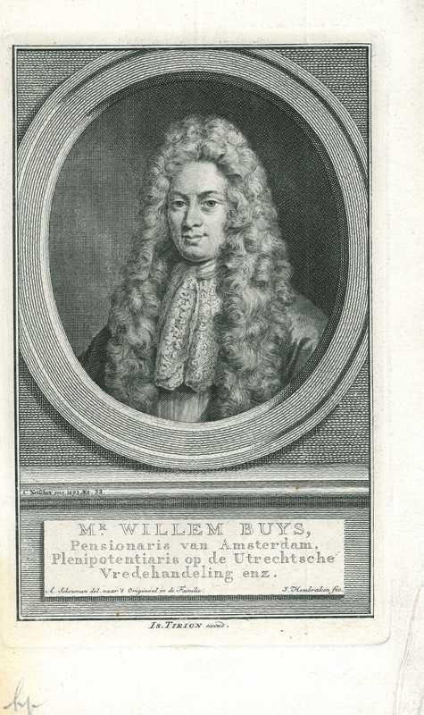 Portrait of Willem Buys, Antiek en Kunst, Kunst | Etsen en Gravures