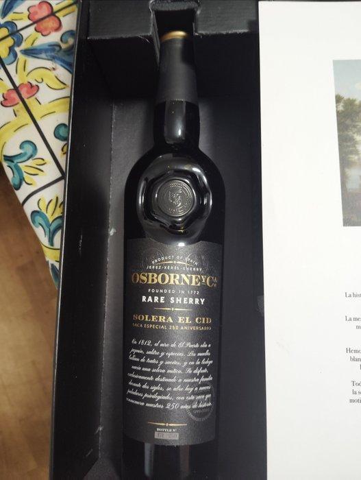 Osborne, Rare Sherry, El Cid - Jerez Solera - 1 Fles (0,75, Verzamelen, Wijnen