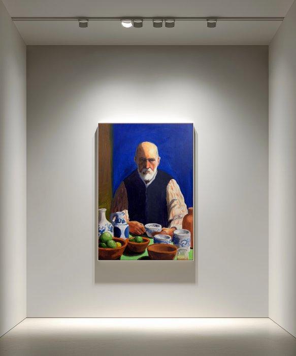 E. García - EL ABUELO XL (NO RESERVE), Antiek en Kunst, Kunst | Schilderijen | Modern