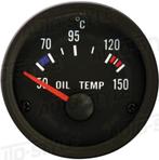 Performance Instrument Zwart Olietemperatuur 50-150C 52mm, Auto diversen, Ophalen of Verzenden, Nieuw