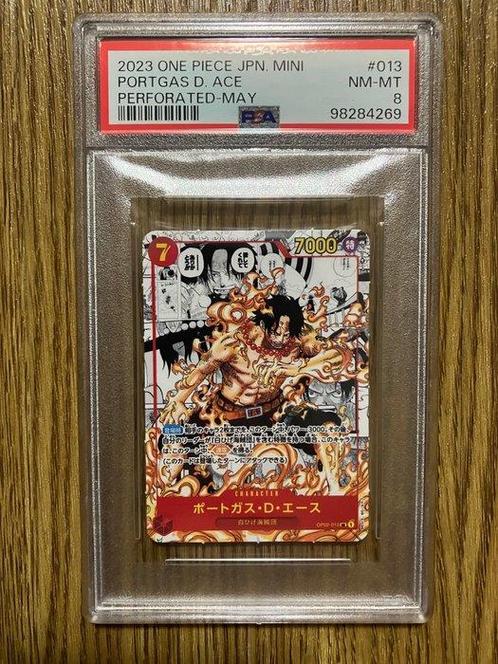 Bandai - 1 Graded card - Portgas D. Ace - One Piece Japanese, Hobby en Vrije tijd, Verzamelkaartspellen | Overige