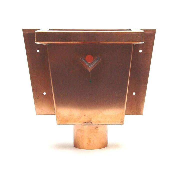 Wentzel koperen vergaarbak vierkant 100mm, Doe-het-zelf en Verbouw, Overige Doe-het-zelf en Verbouw, Ophalen of Verzenden