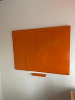 Design glazen whiteboard met aflegplanchet magnetisch,, Ophalen of Verzenden, Gebruikt