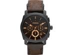 Fossil Machine FS4656 Herenhorloge 42 mm - Zwart, Verzenden, Nieuw