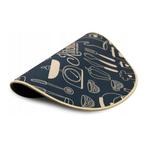 Tragar Set Van 6 Premium Placemats - Ronde Placemats -, Ophalen of Verzenden, Nieuw