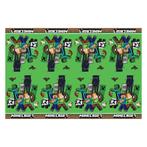 Minecraft Tafelkleed Plastic 1,8m, Hobby en Vrije tijd, Feestartikelen, Verzenden, Nieuw
