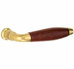 Deurkruk / Deurklink Bonton bubinga messing ongelakt, Ophalen of Verzenden, Nieuw