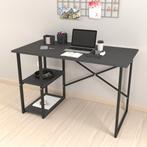 [en.casa] Bureau Nittedal laptoptafel 75x120x60 cm antraciet, Huis en Inrichting, Nieuw, Verzenden