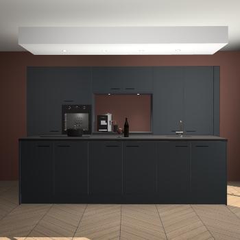 Onyxgrijze keuken Lodz 66328, Huis en Inrichting, Keuken | Complete keukens, Verzenden