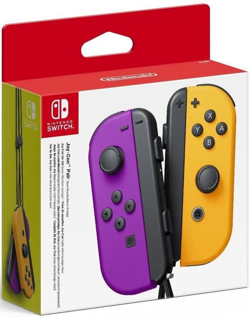 Nintendo Switch Joy-Cons Set - Paars/Oranje (Nieuw), Spelcomputers en Games, Spelcomputers | Nintendo Switch, Nieuw, Verzenden
