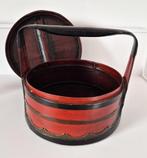 Mand - Bamboe - Antigua Chinese broodtrommel