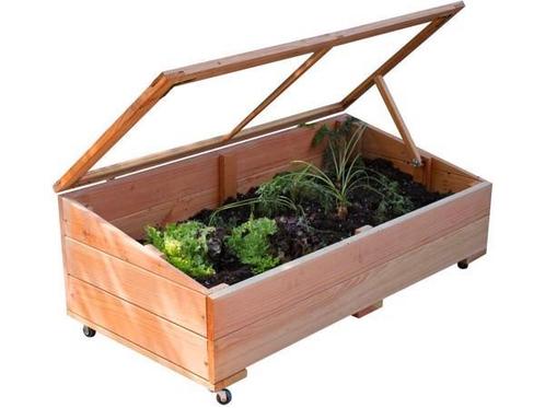 Veiling - Verrijdbare Moestuinbak met Plexiglas Deksel – 1, Tuin en Terras, Bloembakken en Plantenbakken, Nieuw