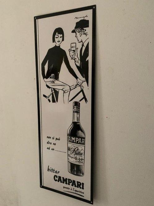 Campari S.P.A. - De Pero - Plaque - IJzer, Antiek en Kunst, Curiosa en Brocante